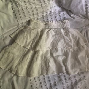 Princess polly white mini skirt